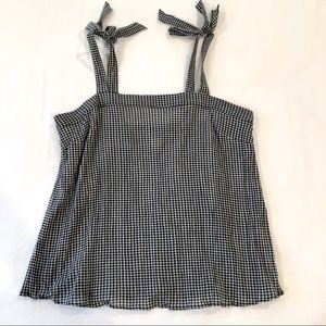 J. Crew Gingham Tank Top